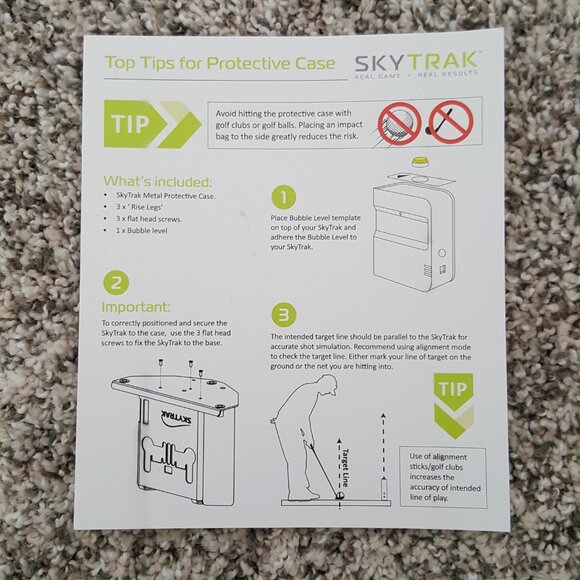 SKYTRAK Launch Monitor - Golf Simulator + Metal Protective Case Housing - Picture 13 of 13